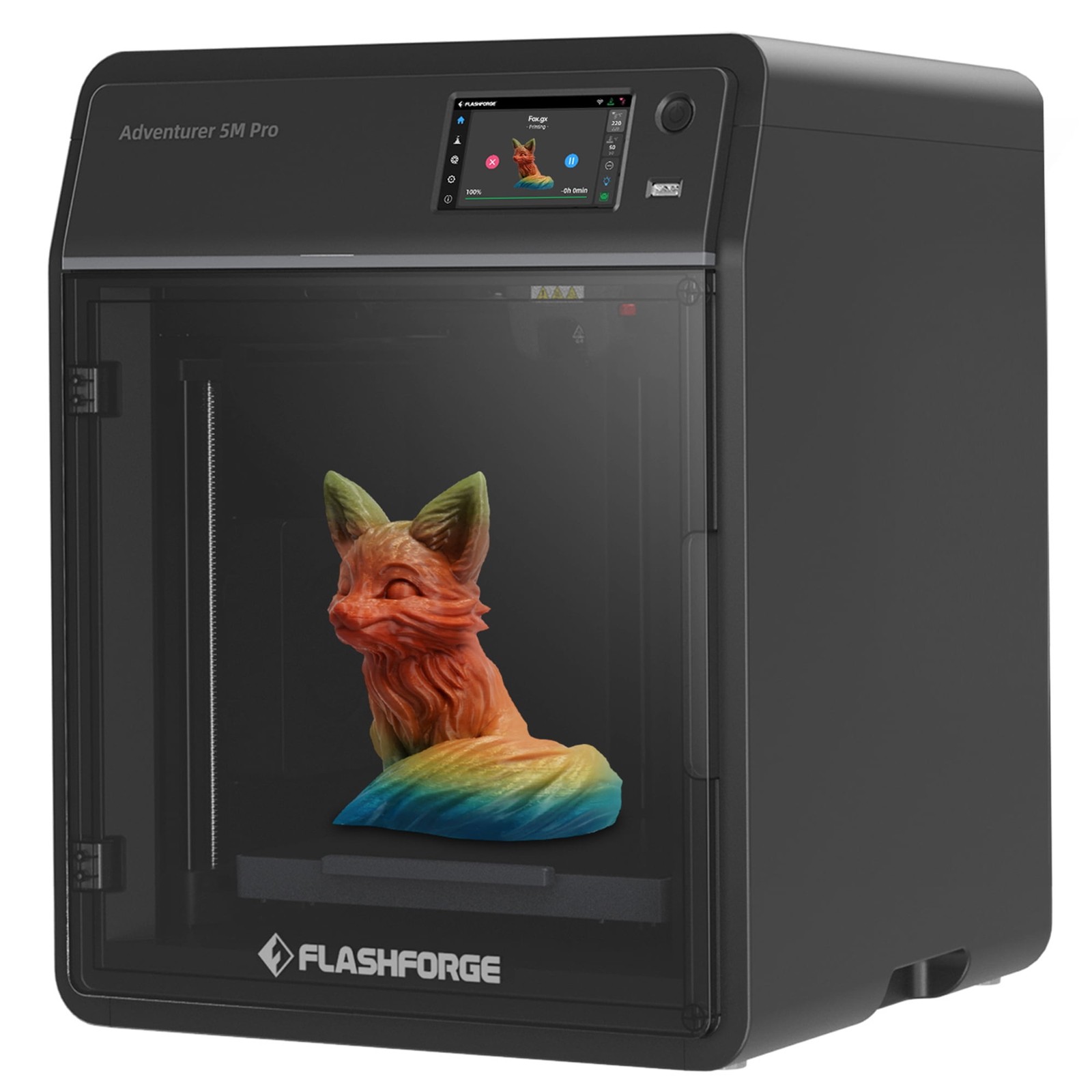 Flashforge Adventurer 5M Pro High Speed 3D Printer with Quick-Release Nozzle &