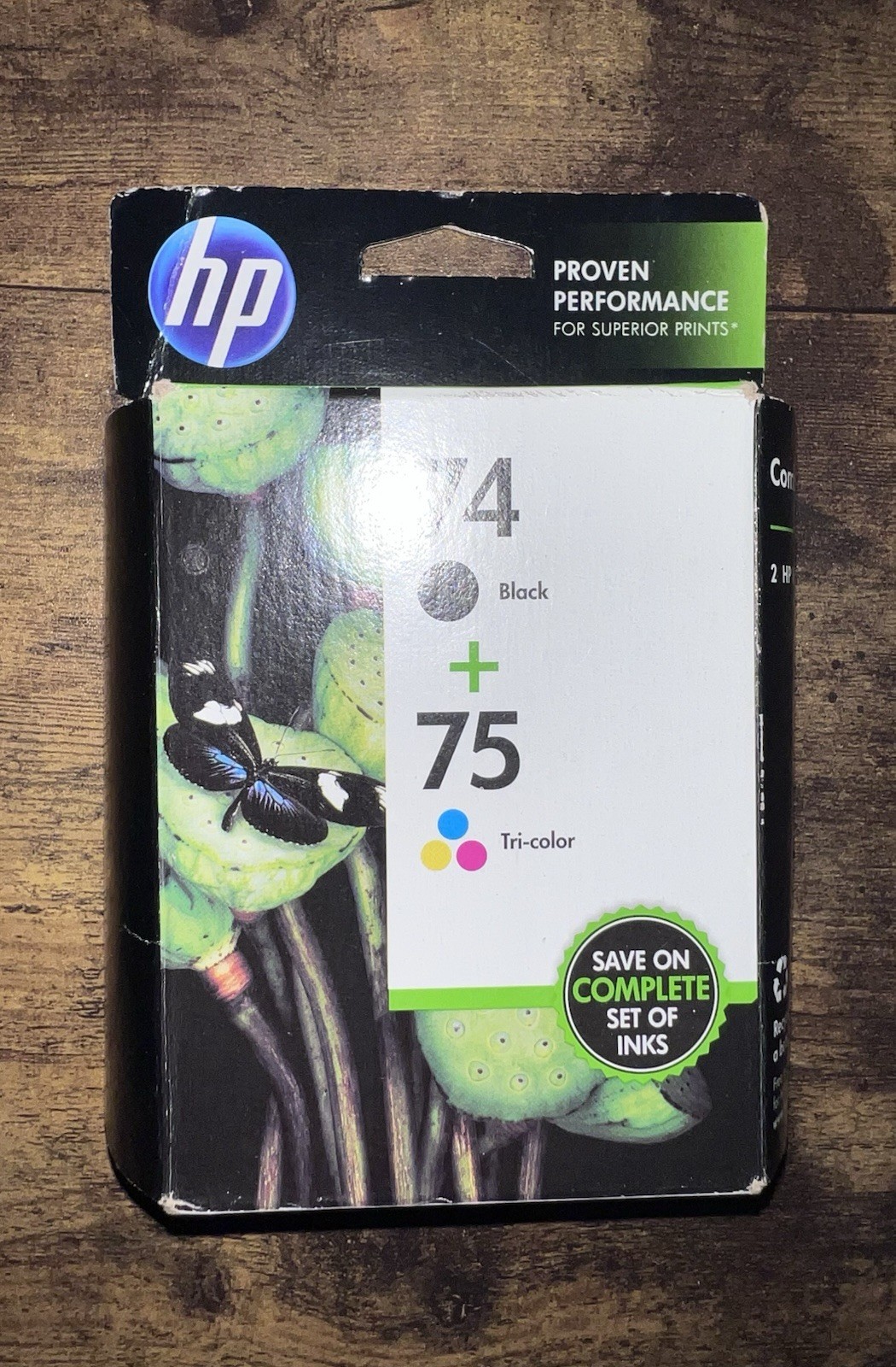 HP 74/75 (CB335WN/CB337WN) Cartridge For Inkjet Printer Sealed In Box Expired