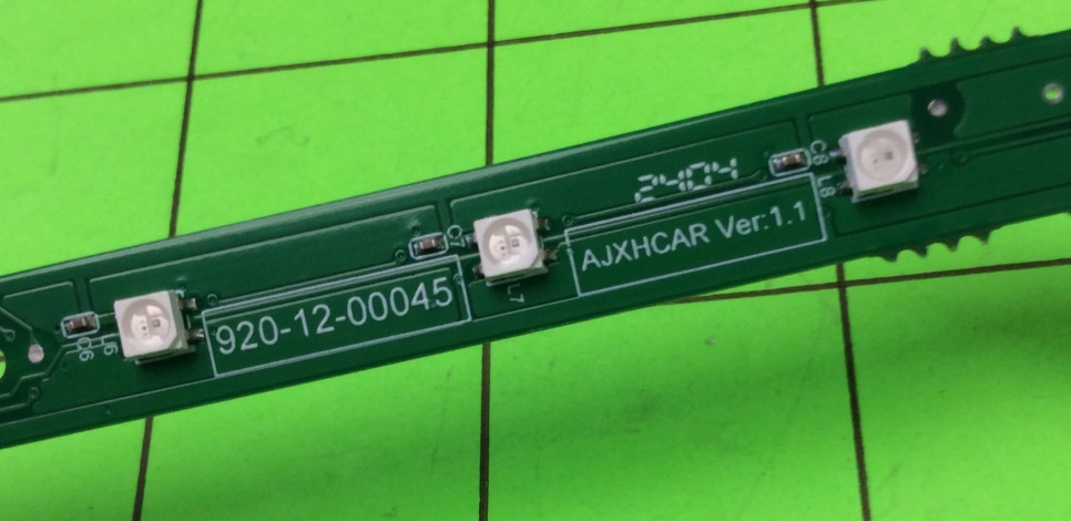 Acer EDA343CUR Hbmiippx Monitor Left and Right LED Light Board