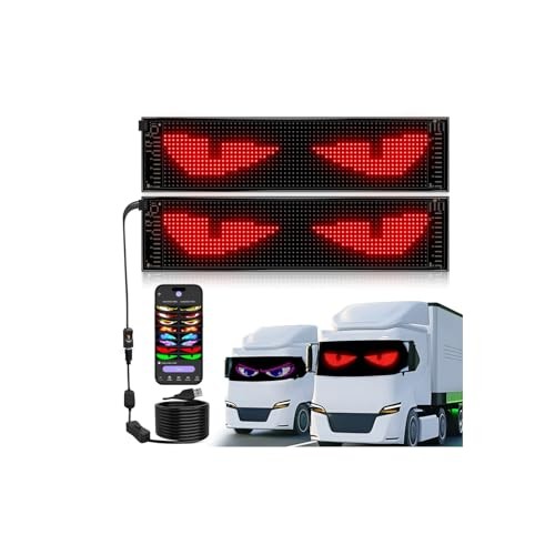 Multifunctional Bright 2PCS Devil Eyes for Cars Windshield - 2PCS-23in x 5in