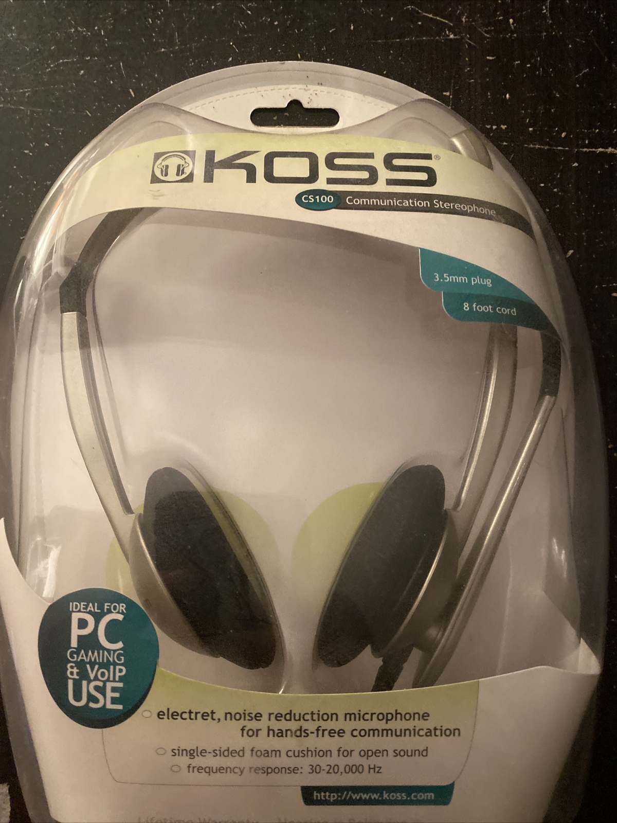 Koss CS100 Black Headband Headsets