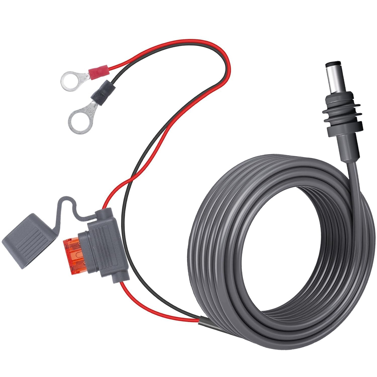 Mini Direct Battery Power Cable/16.4FT, 18AWG DC Power Cable with 5M