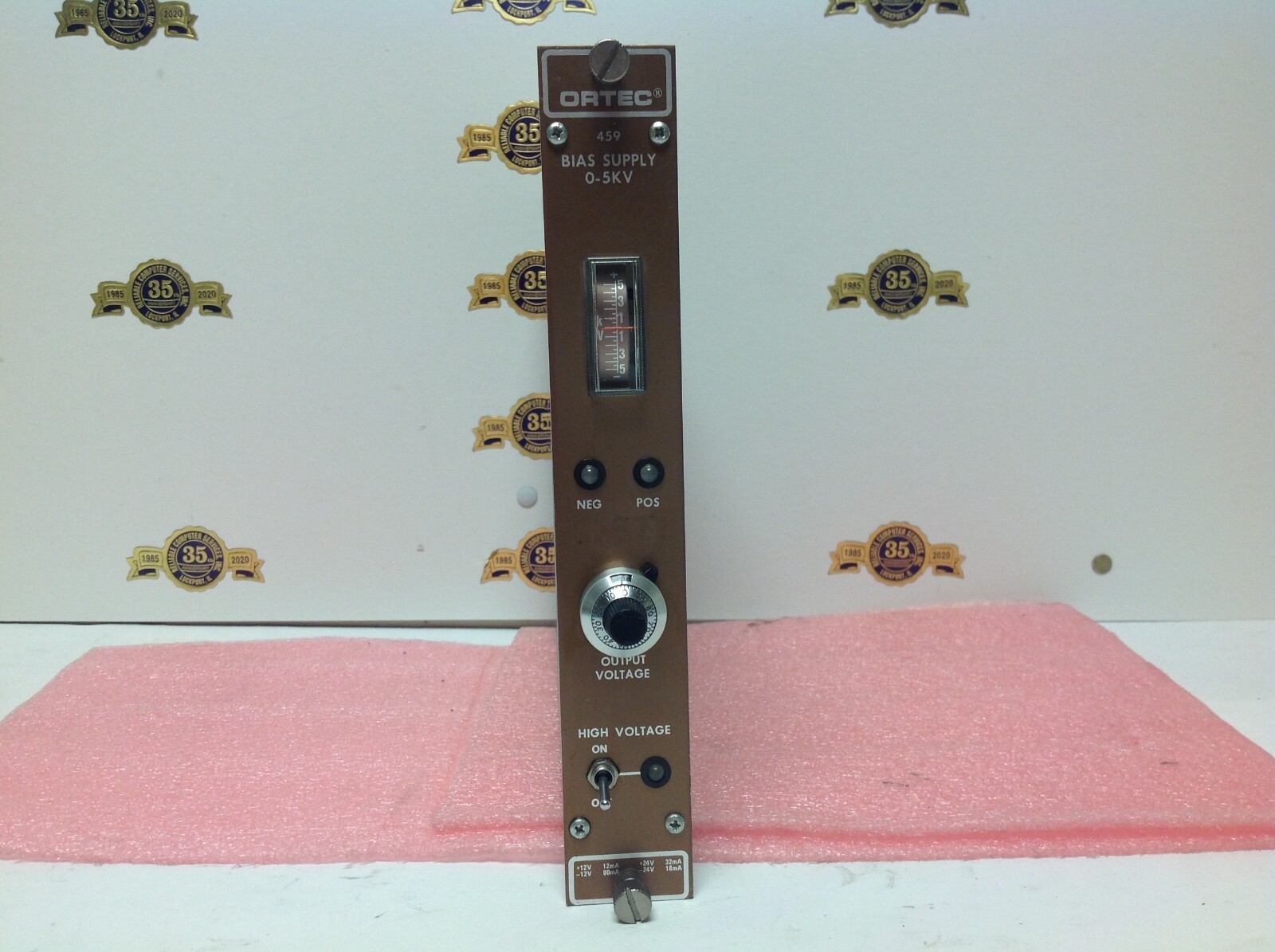 ORTEC EG&G NIM computer module model # 459 BIAS SUPPLY 0-5KV