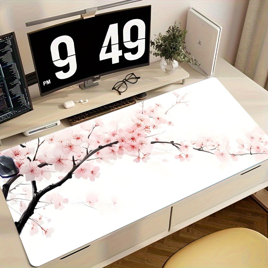 1pc Oversized Gaming Mouse Pad with Edge Design, Washable And Durable, Suitabl