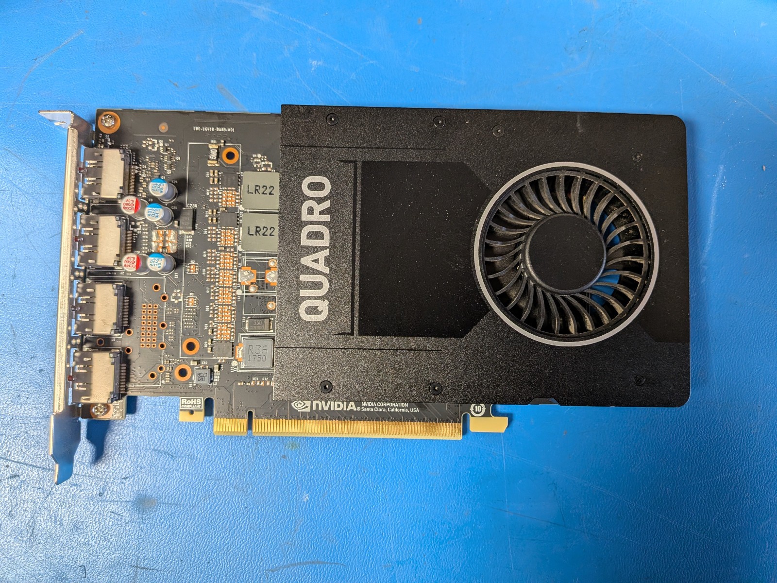 Quadro P2000 5GB GDDR5 PCIe G3x16 Graphics Card