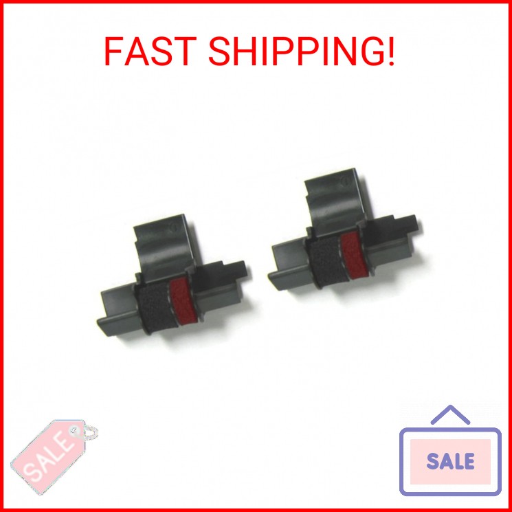 COMPUMATIC (2 Pack) Calculator Ink Roller Fits Sharp EL-1801V EL-1750V EL-1611V