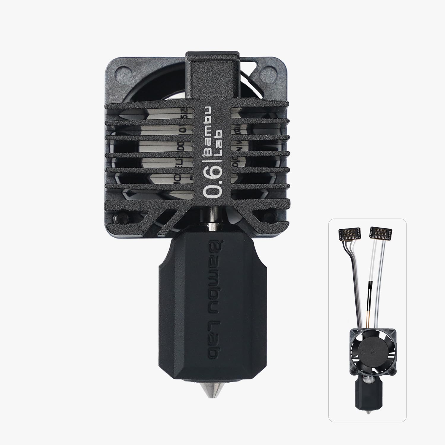 3DTOOLS Hardened Steel Hotend Kit with Fan for Bambu LAB P1 Series 0.6MM