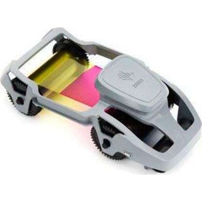 Zebra W128812155 800350-250EM Ribbon Color-YMCKO 200 Images, for ZC350 prin ~E~