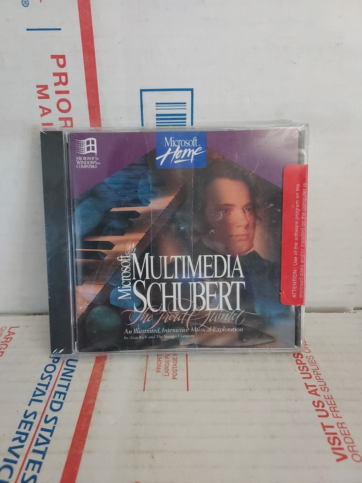 Microsoft Multimedia Schubert The Trout Quintet PC CD-ROM Alan Rich 1993 - #163