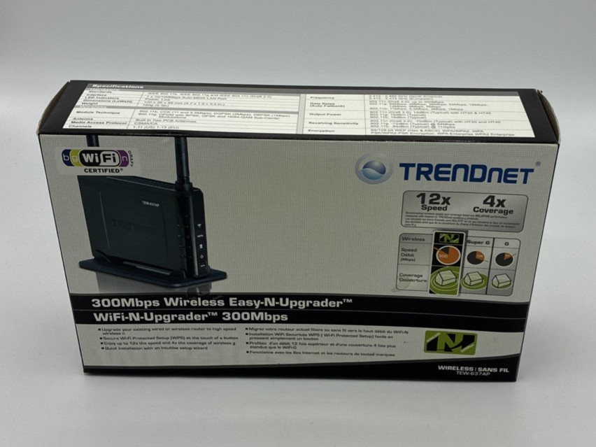 TRENDnet TEW-637AP N300 Wireless Access Point / Range Extender - Open Box