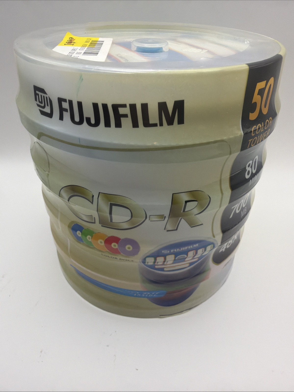 Fujifilm CD-R, 50 Pack Spindle, 700MB, 80 Min, 48x Write Speed - NEW SEALED