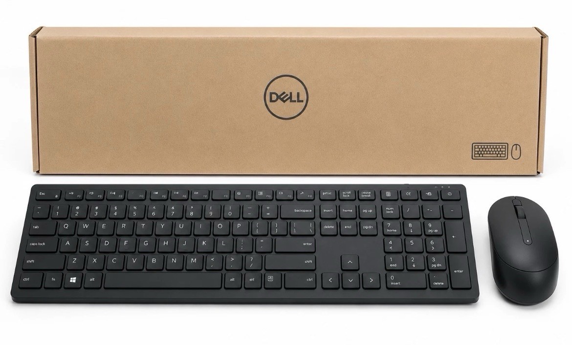 Dell Pro KM5221W Keyboard & Mouse - Black - Openbox