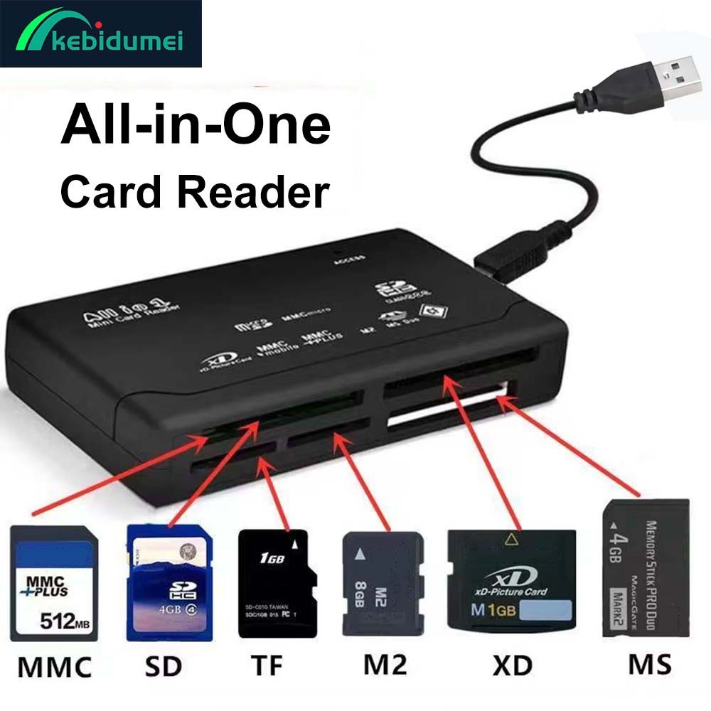 USB Memory Card Reader CF XD SD MS | Compact Flash XD Picture Card PC Mac