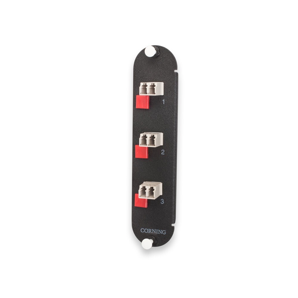 Corning CCH-CP06-A8 LC Adapter Duplex 6 Fiber Closet Connector Housing Panel