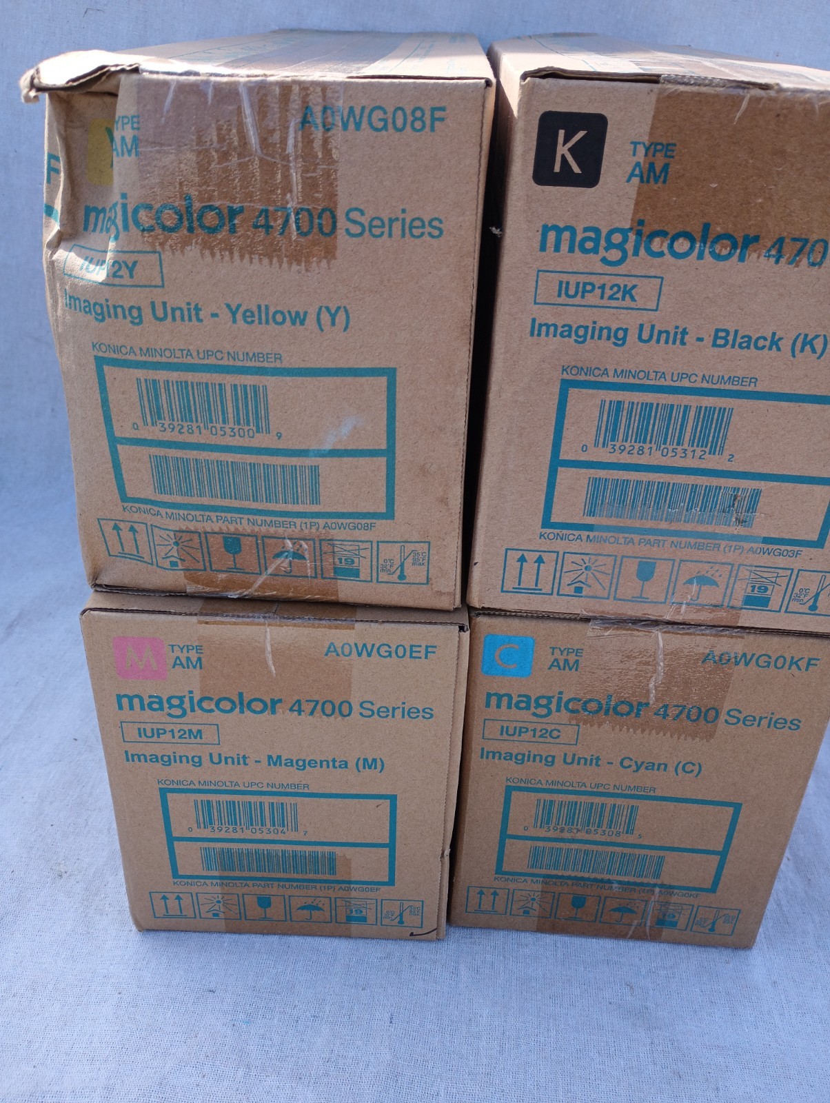 Konica Minolta IUP12 Set CMYK