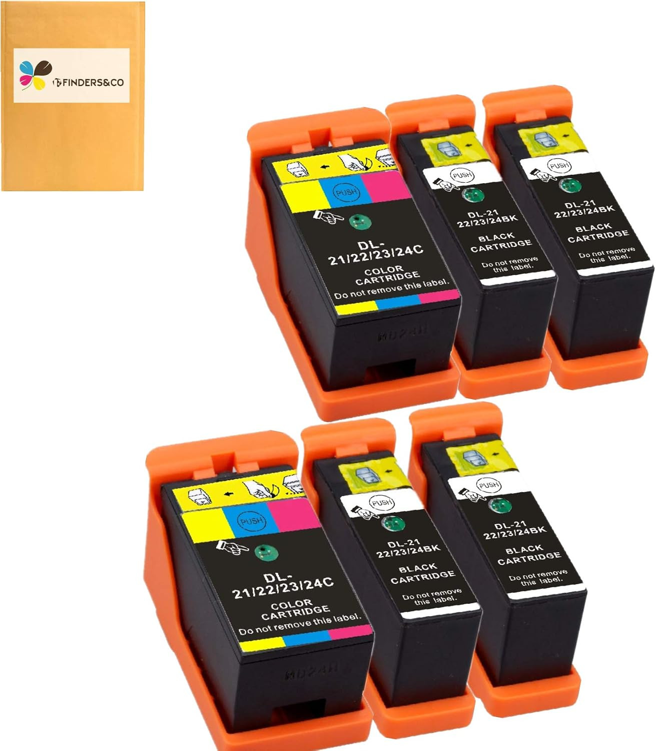 Compatible Dell Series 21/22/23/24 Ink Cartridges for DELL V313 V313W V515W