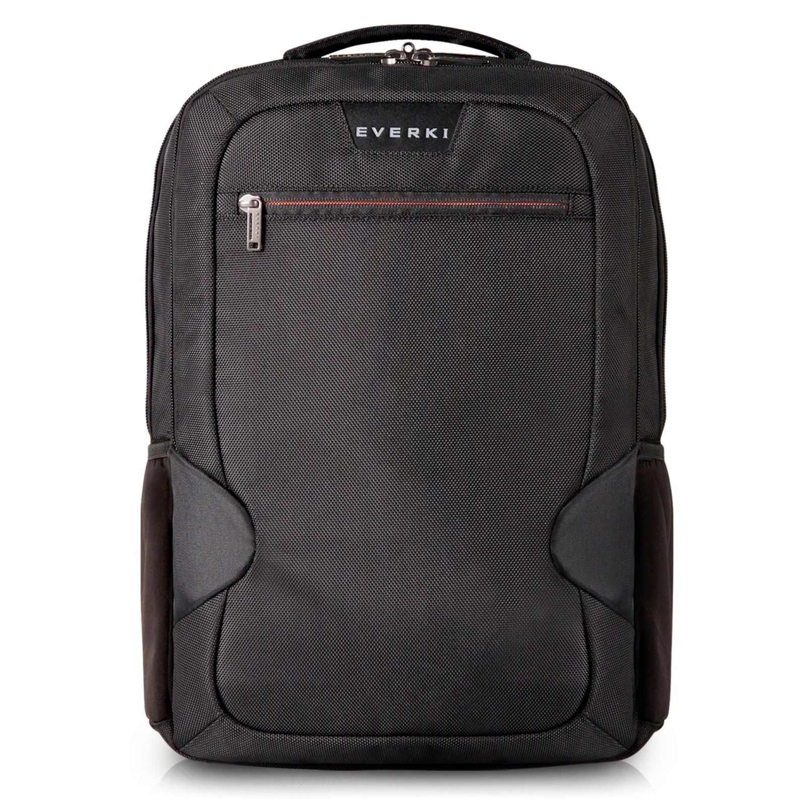 Spacious Black 14L Laptop Backpack Water Resistant Ergonomic Travel Bag