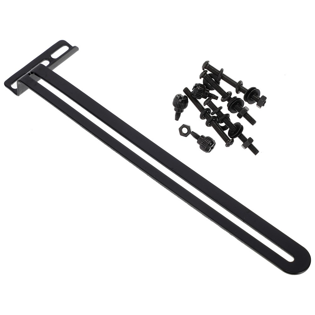 Metal Fan Mount Rack for Pc Dual Cooling Fans Black Durable Fan Holder