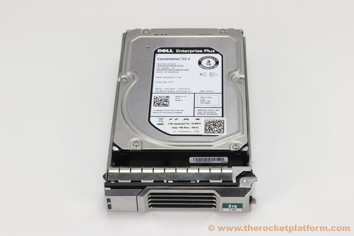 ✔️ Dell EqualLogic 3TB 3000GB 7.2k 7200 RPM SAS 6Gbps 3.5'' HDD 1CJF5 01CJF5