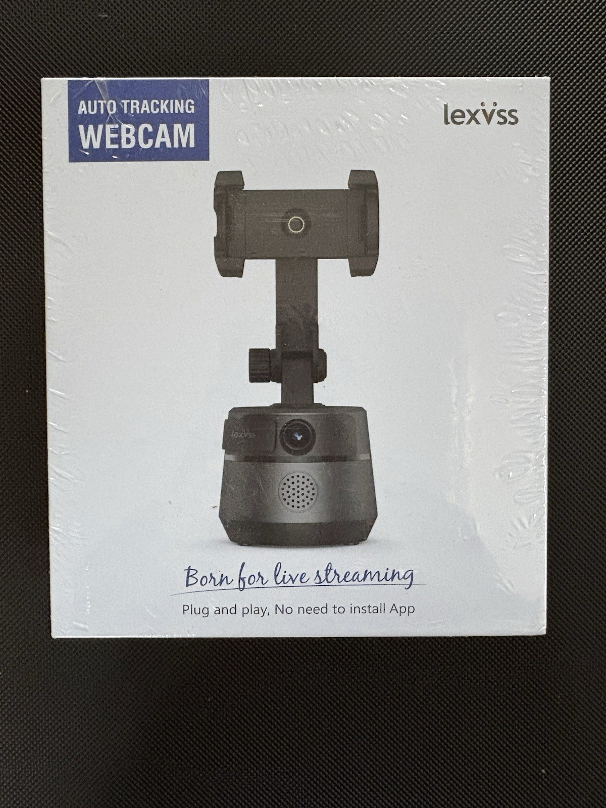 lexvss Auto Tracking Webcam HD 1080p 360° Rotation Face Tracking USB