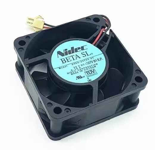 Nidec D06A-24TS5 05 6025 DC24V 0.10A 2-Pin Inverter Cooling Fan