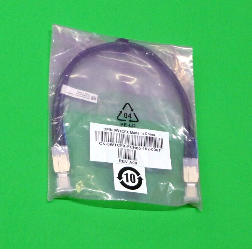 New Dell PowerVault MD1400 Mini HDD To Mini SAS HDD Cable WTCFX