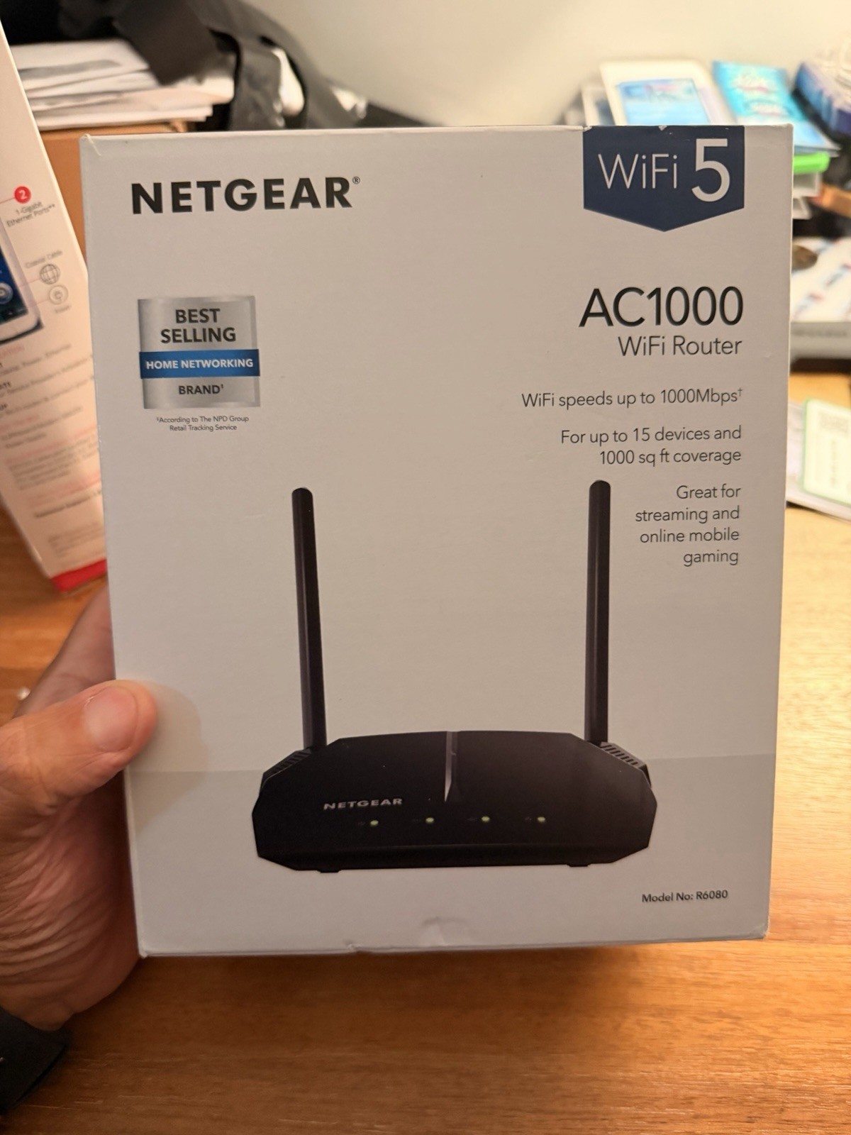 NETGEAR R6080 Dual Band Fast Ethernet Smart WiFi Router (R6080-100NAS )