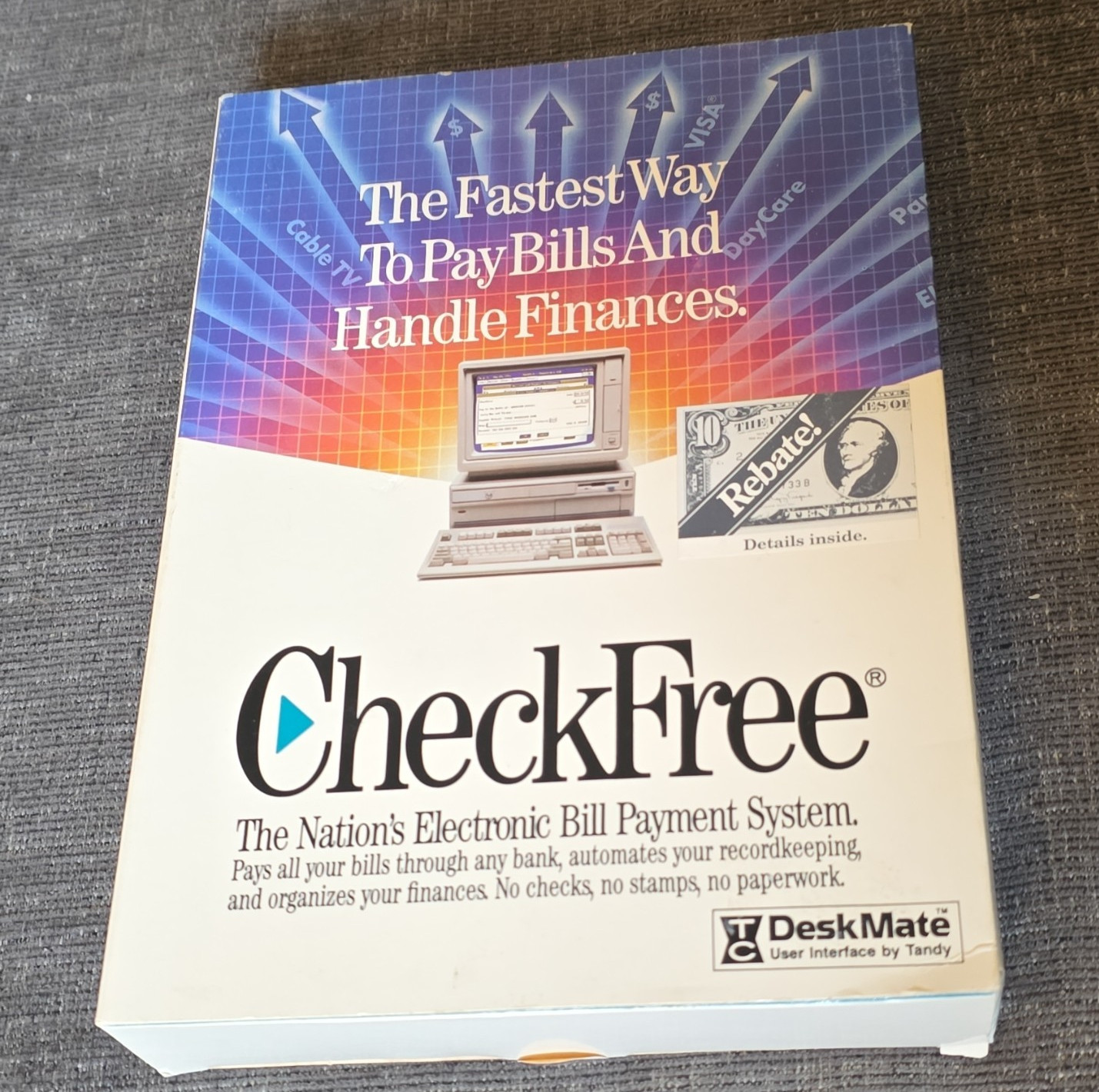 Tandy 1000 / PC CheckFree Electronic Bill Payment System 3.5" Floppy MPN 25-1367