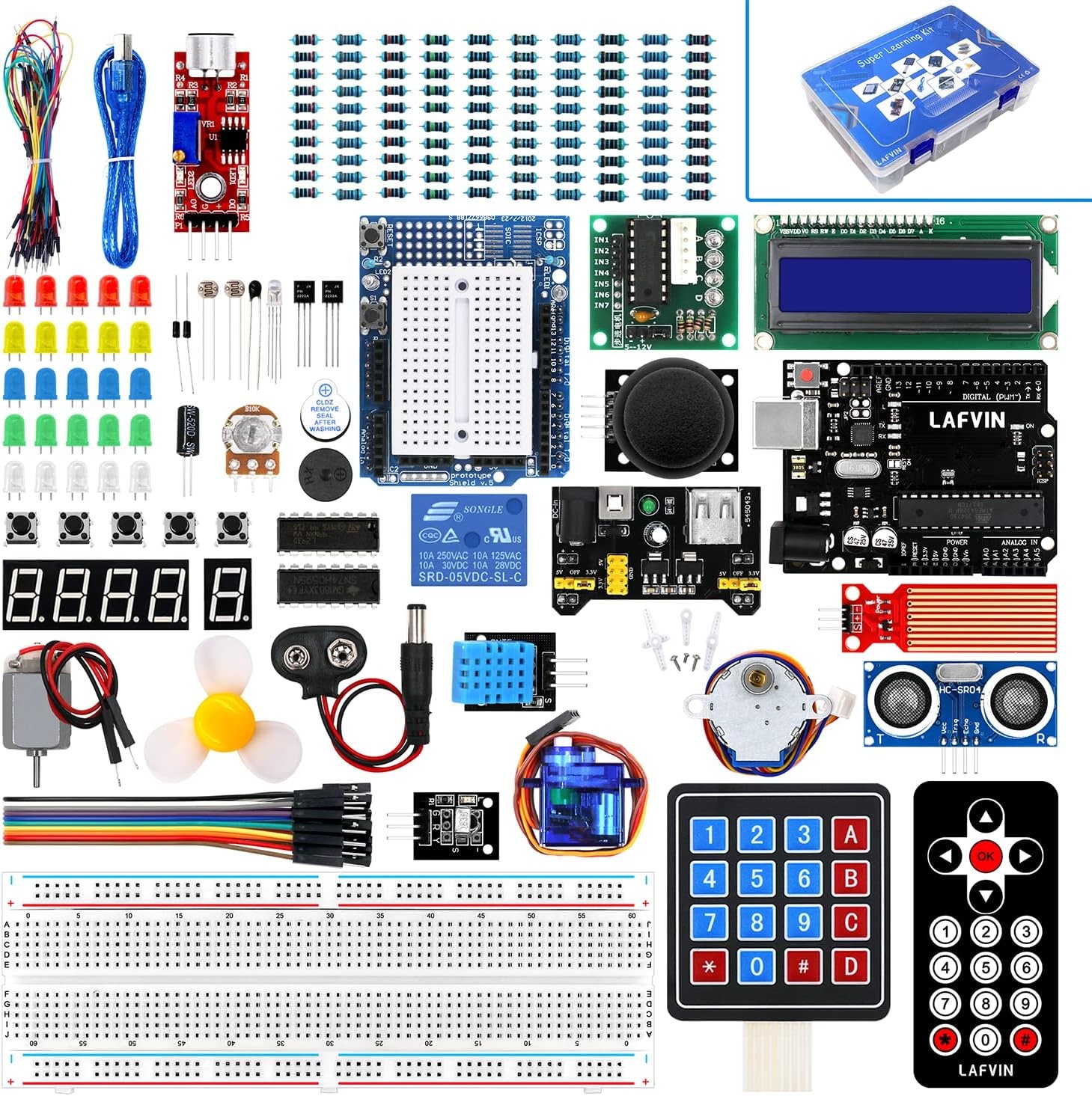 Arduino starter kit R3 Mega2560 Nano 328 USB compatible with IDE tutorial