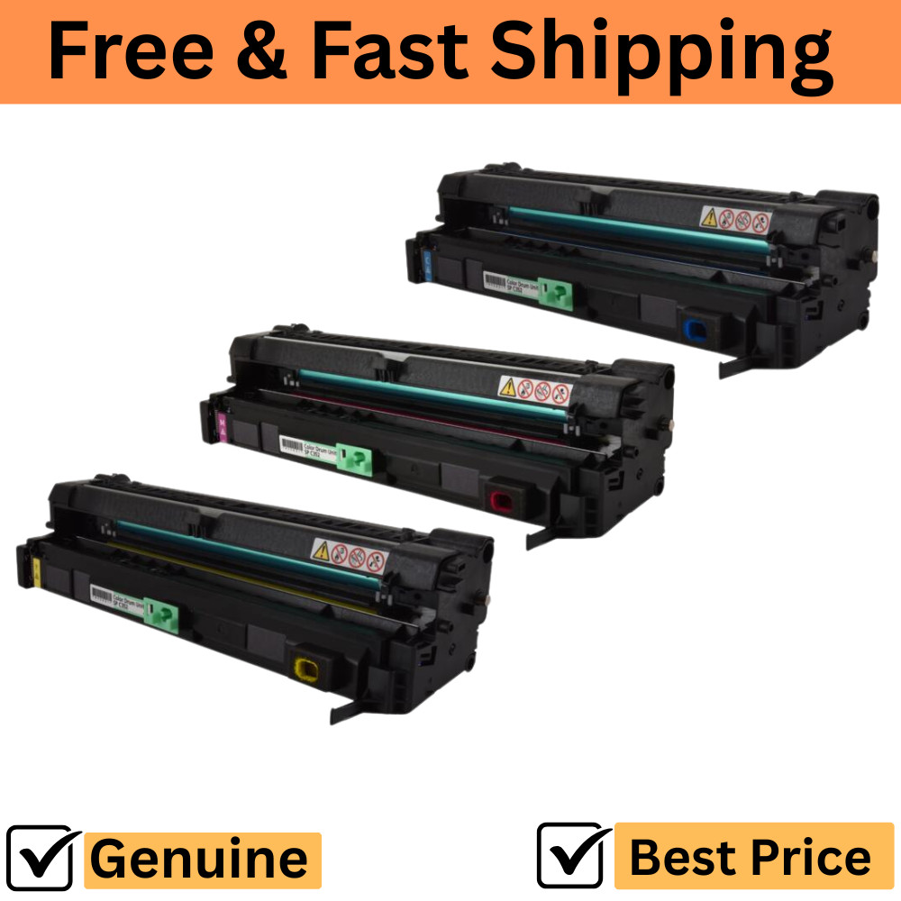 Genuine Ricoh 408224 SP C352 Color Drum Unit Kit Cyan Magenta Yellow OEM 12K
