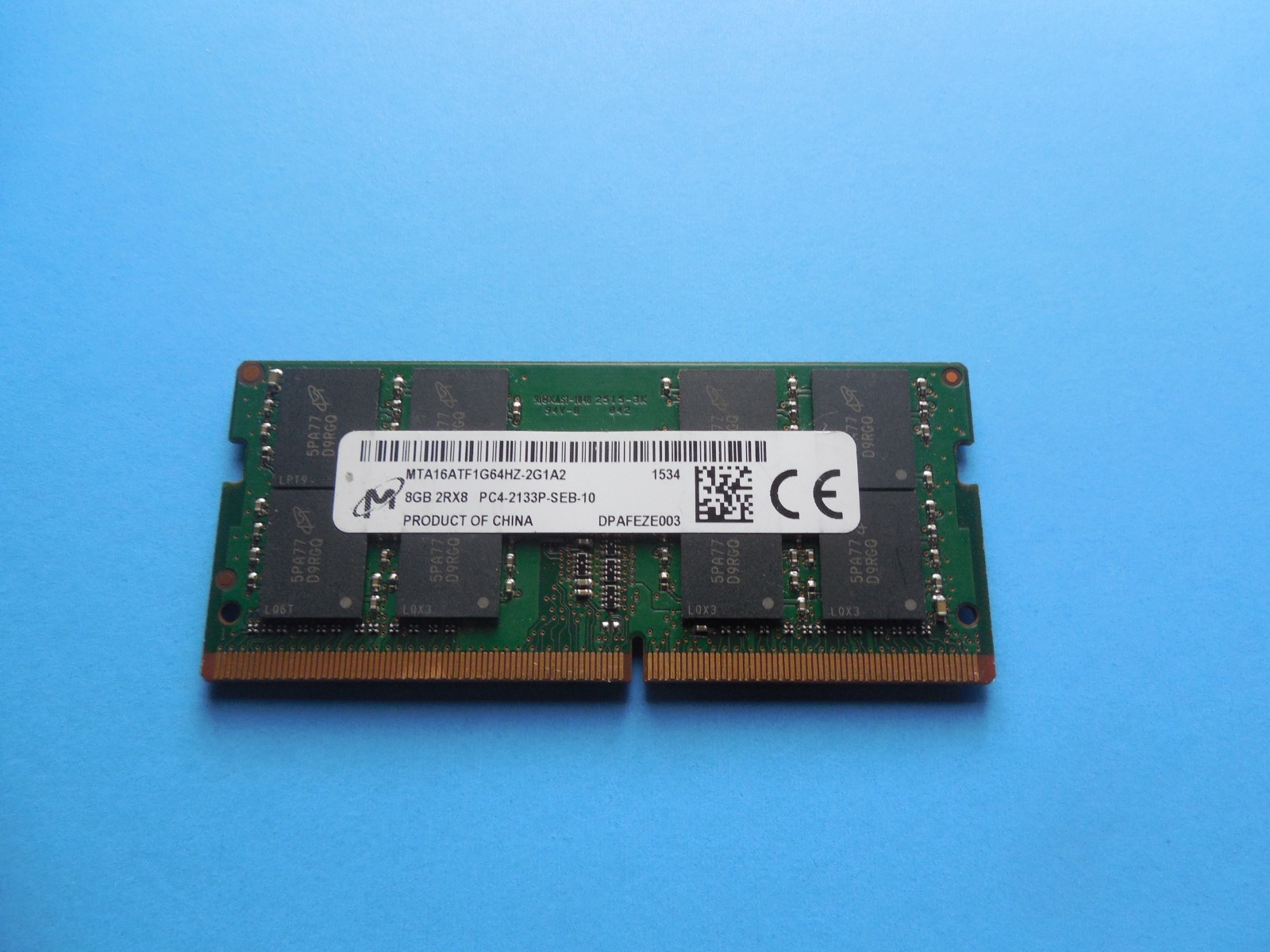 MICRON 8GB PC4-2133P (PC4-17000) 2133MHZ DDR4 LAPTOP RAM MEMORY