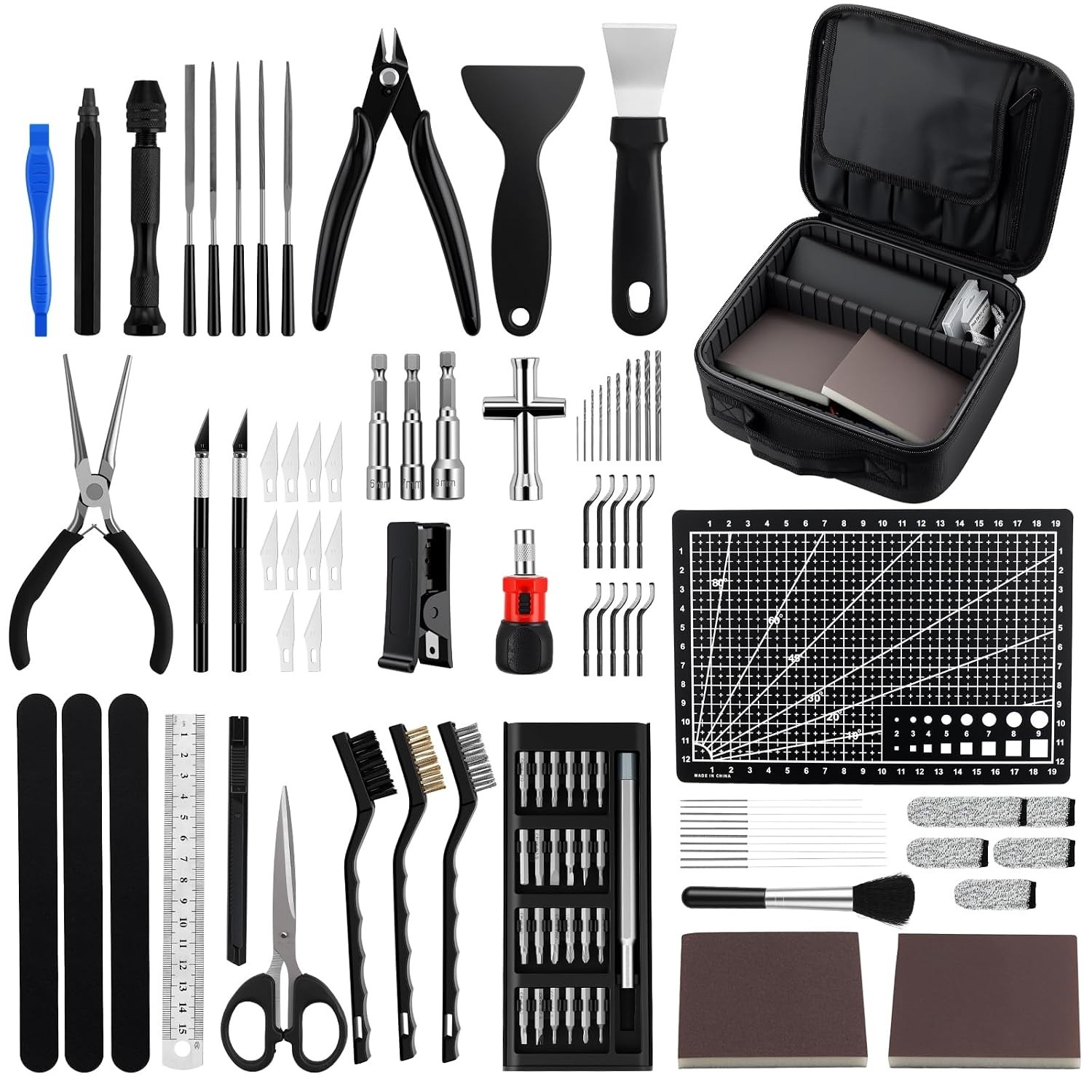 120Pcs 3D | Printer Tools Kit with Storage Case, 3D Printer Accessories