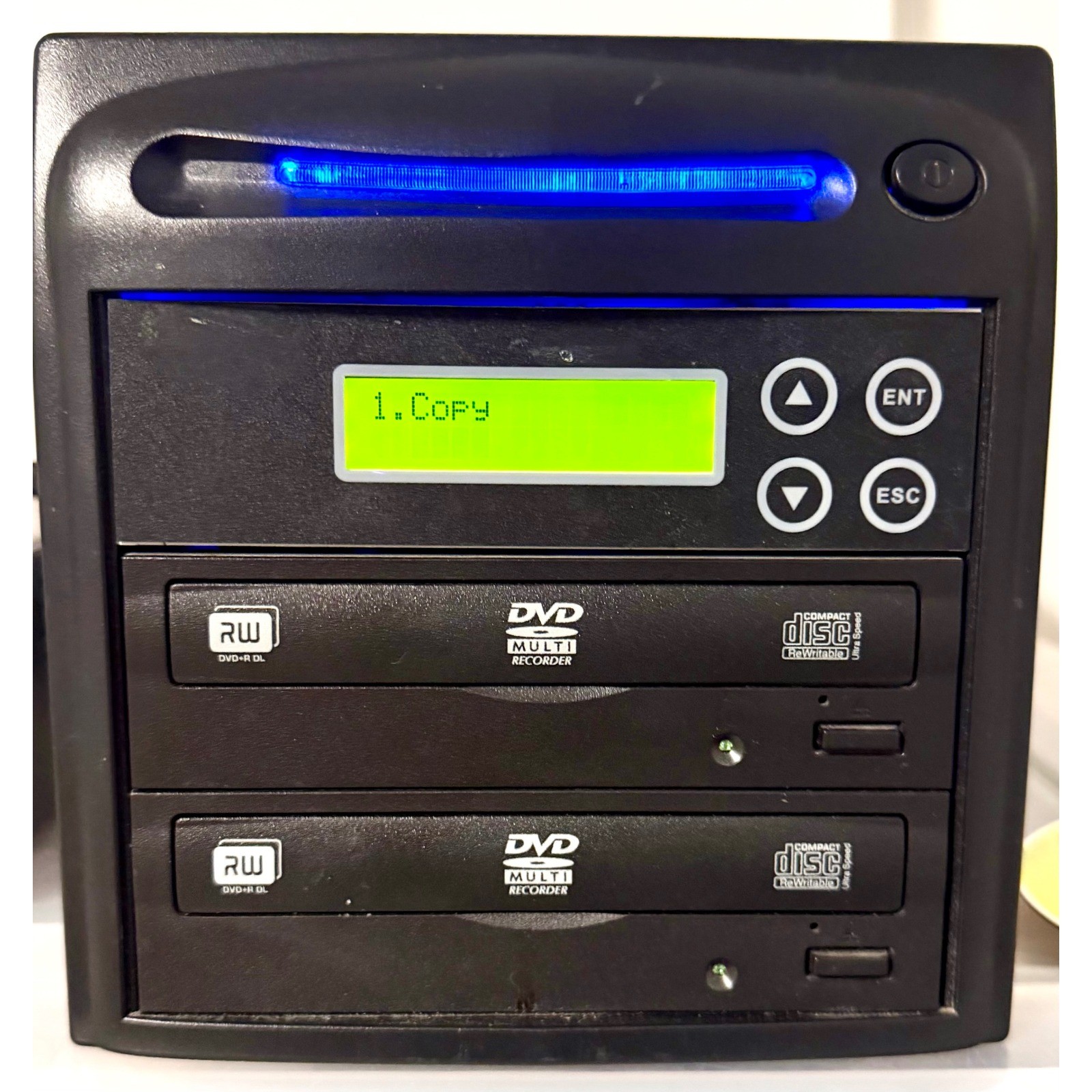 Systor Systems FP-040 1 to 1 DVD CD Duplicator Tower Dual Tray JPS701U Ver 2.60U