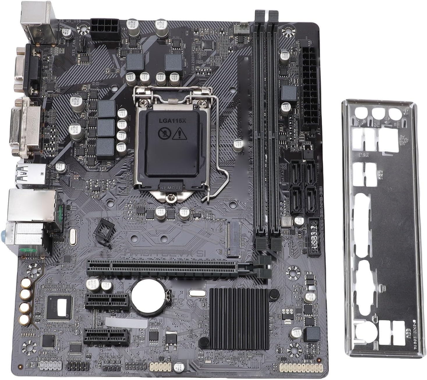 H410M S2 M ATX Computer Motherboard, for LGA 1200 10th Gen CPU Processor