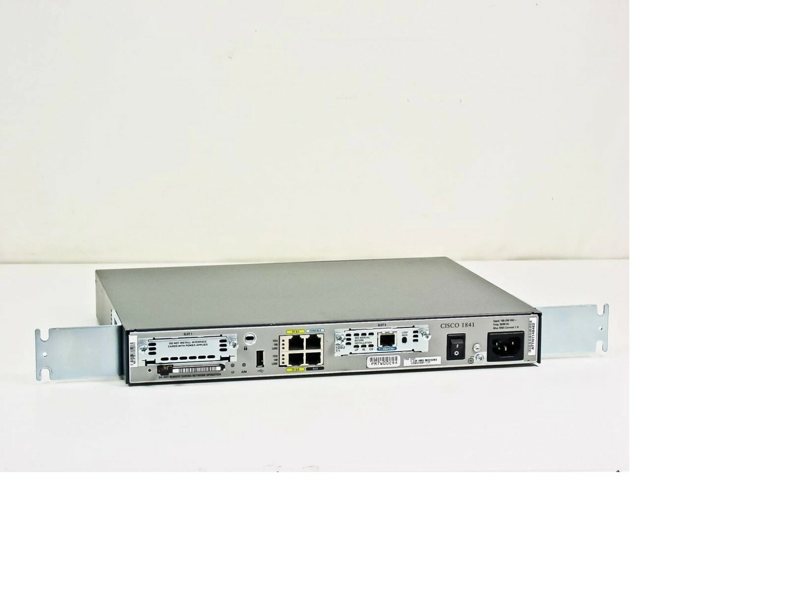 CISCO 1841/K9 Integrated Router ADVENTEPRISE ios-15.1 256D/128F 1DSU CISCO1841