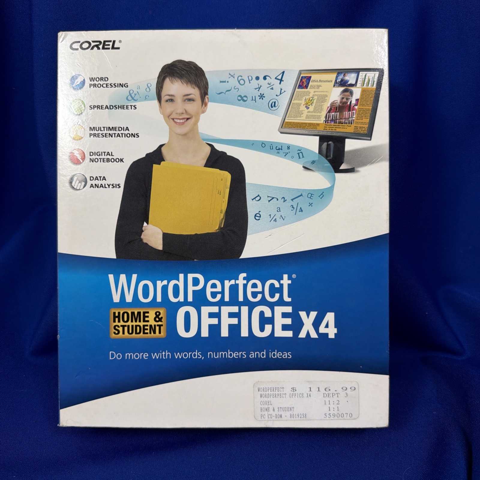 Complete Corel WordPerfect Office X4 - Home & Student NEW **READ**