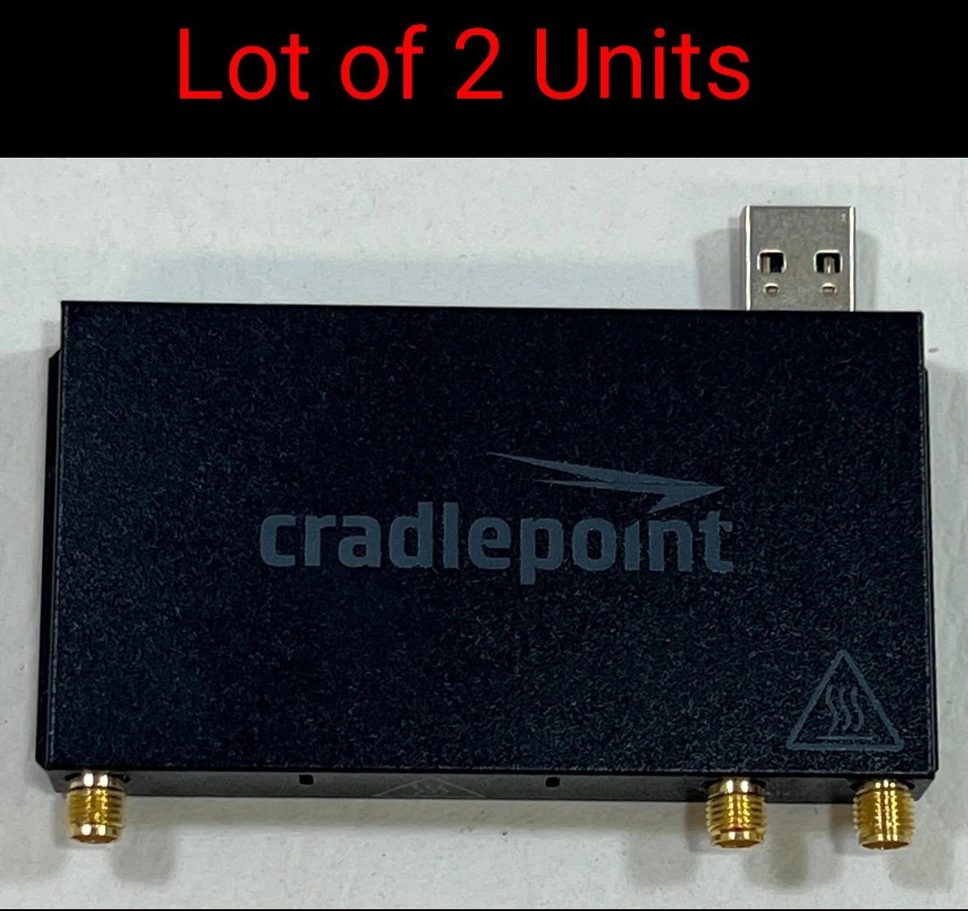 Lot Of 2 CRADLEPOINT MC400PLE / MC400LPE-AT CELLULAR LTE MODEM AT&T