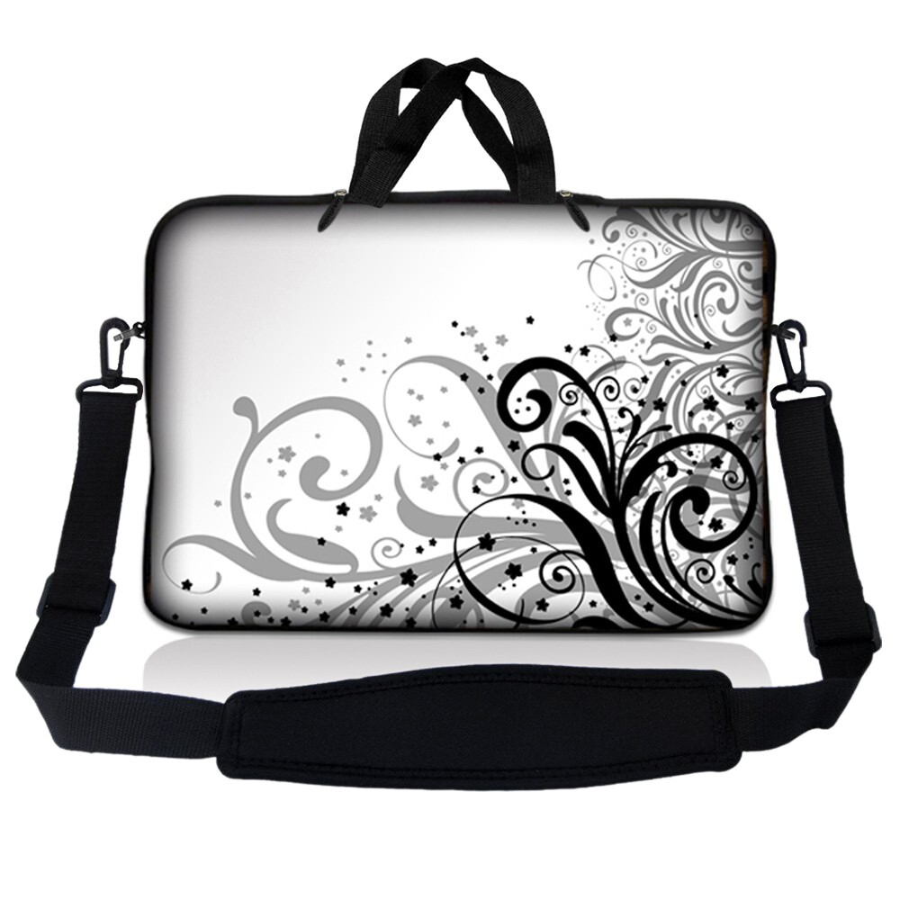 17 Inch Laptop Bag Sleeve Carry Case w/ Shoulder Strap Macbook Acer Asus, Stars