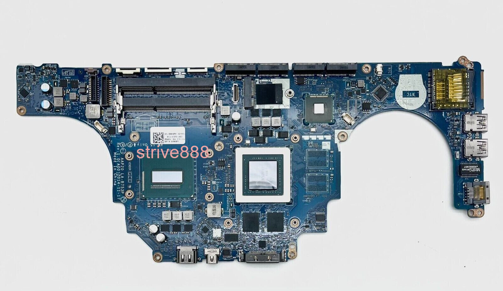 CN-0HH4PY LA-B753P For Dell 15 R1 17 R2 Motherboard w/ I5-4210H CPU GTX965M GPU
