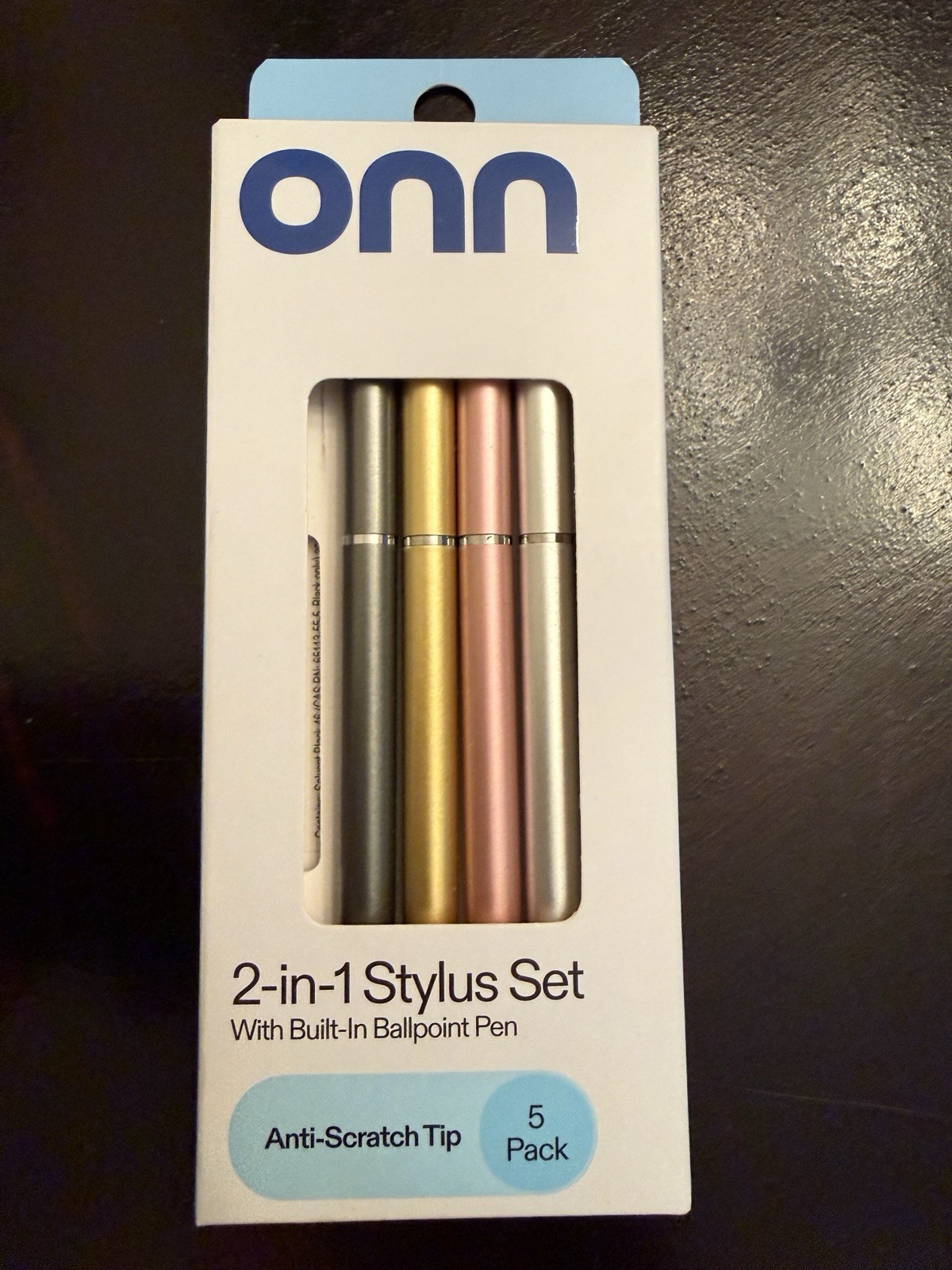 ONN 2-in-1 Stylus Set 4 Pack OPEN BOX