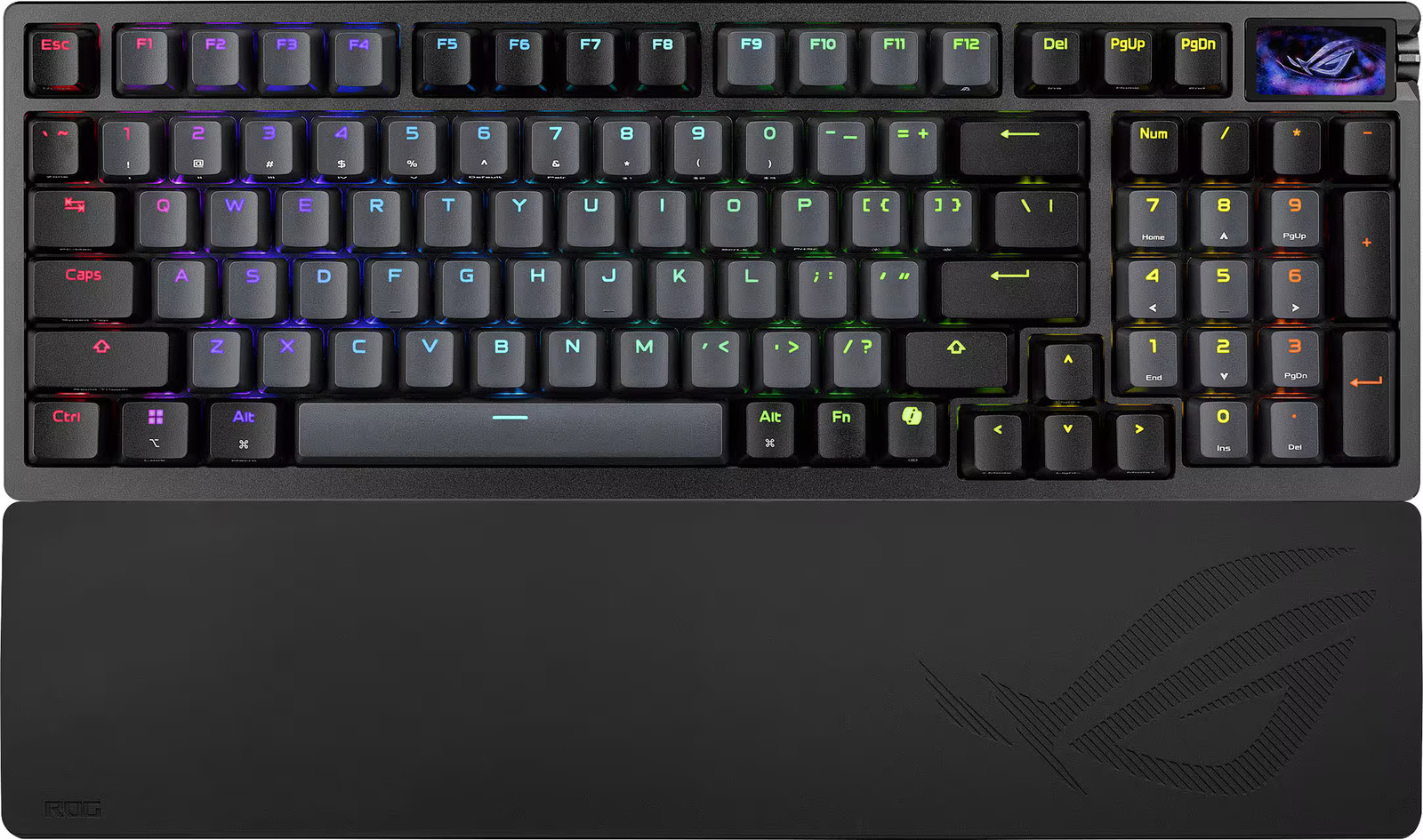 ASUS - ROG Azoth 96% Wireless Magnetic Hall Effect RGB Gaming Keyboard with H...