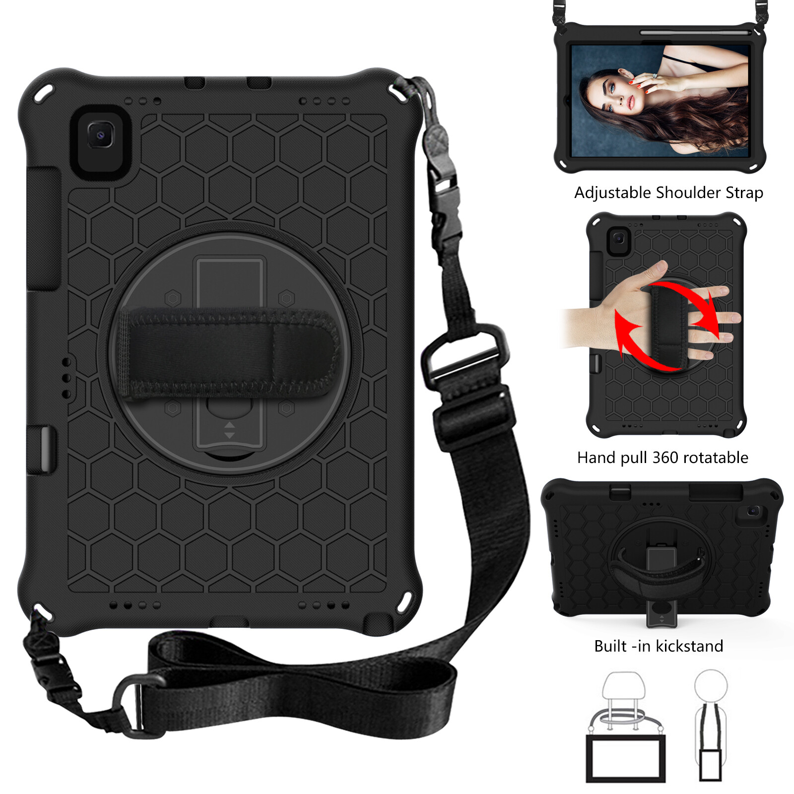Kids Safe Shockproof Hard Back Case Cover For Samsung Galaxy Tab S5e 10.5" T720