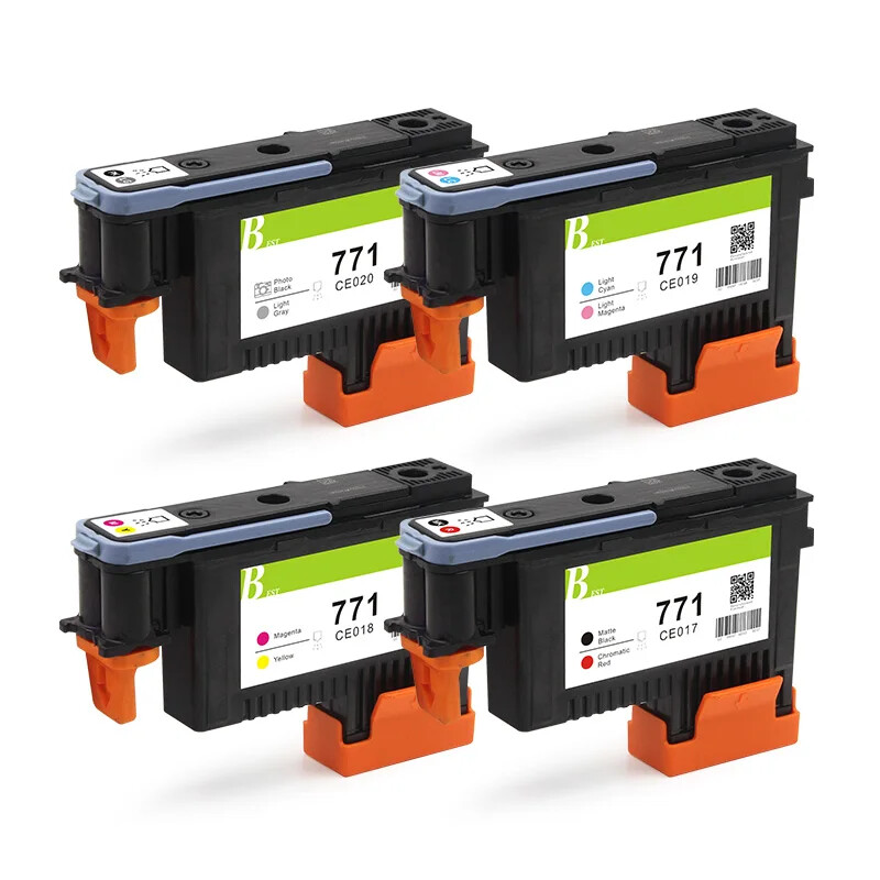 4 Pieces Per Set HP 771 Printhead, Compatible with HP Z6200 Z6600 Z6800 Printers