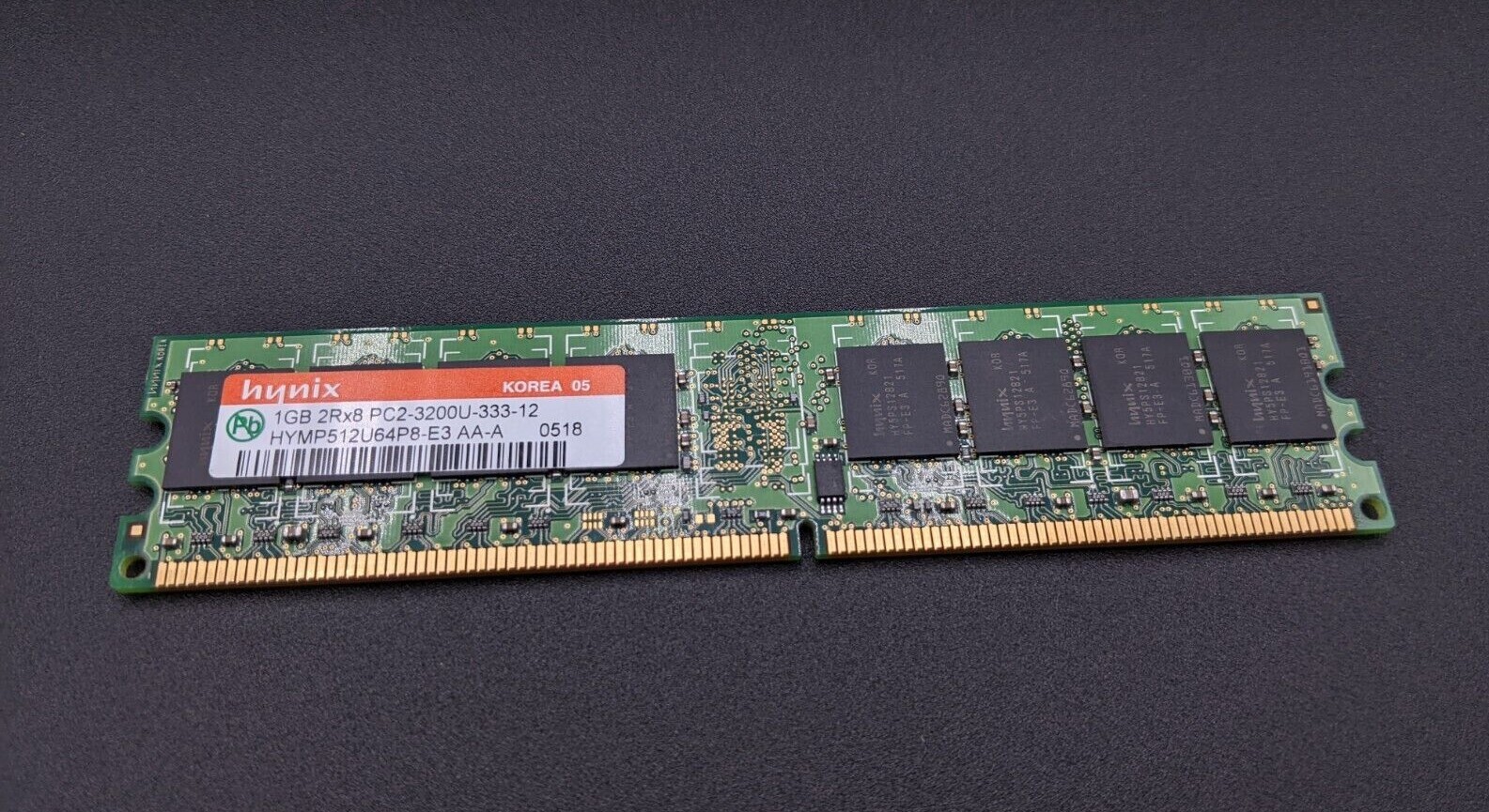 HYNIX 1GB RAM Desktop Memory HYMP512U64P8-E3 AA-A PC3200U-333-12 0518