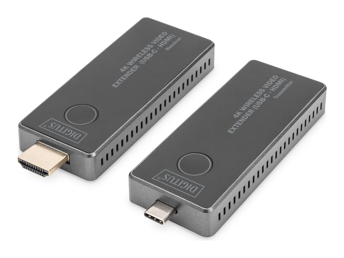 DIGITUS 4k Wireless Video Extender USB-C HDMI Cable/Adapter DS-55324