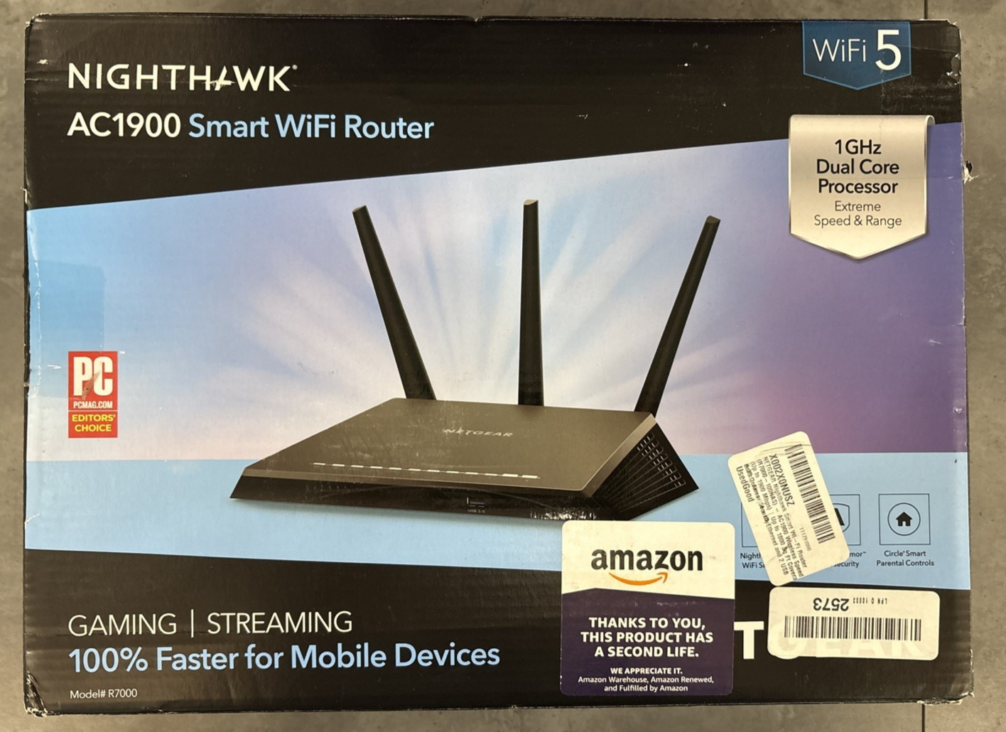 NETGEAR Nighthawk AC1900 Smart WiFi Wireless Router R7000