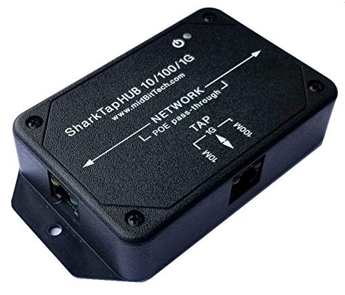 SharkTapHUB Network Sniffer black