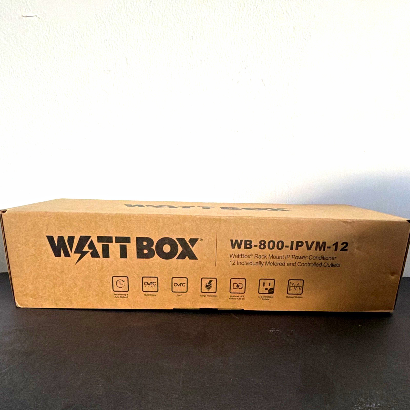 WattBox WB-800-IPVM-12 Rack Mount IP Power Conditioner, 12 Outlets, Surge
