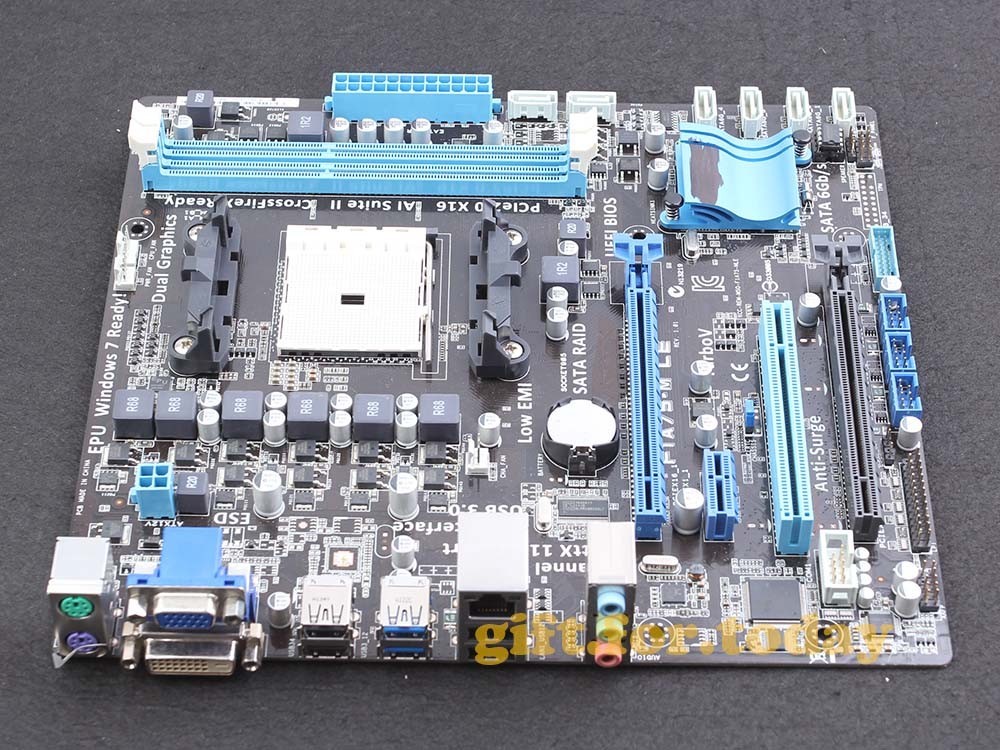 Original ASUS F1A75-M LE AMD A75 Motherboard Socket FM1 DDR3 USB 3.1 SATA 6Gb/s