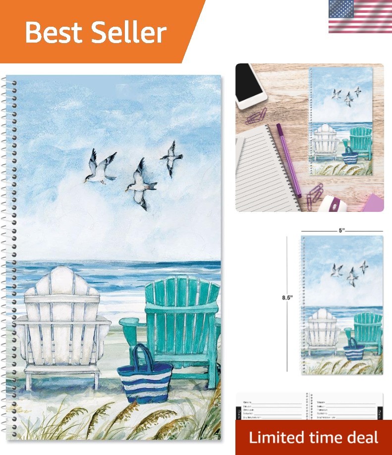 By The Sea Alphabetical Password Book – 94 Pages for Easy Access & Organization